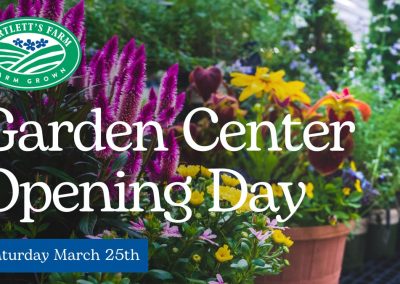 Bartlett’s Garden Center Opens for the Season